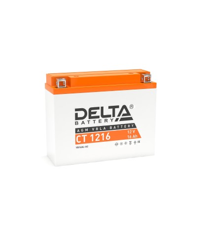 Delta CT 1216. Аккумулятор герметичный свинцово-кислотный стартерный. Delta в Ижевске