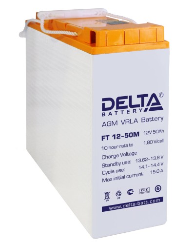 Delta FT 12-50 M. Аккумулятор герметичный свинцово-кислотный. Delta в Ижевске