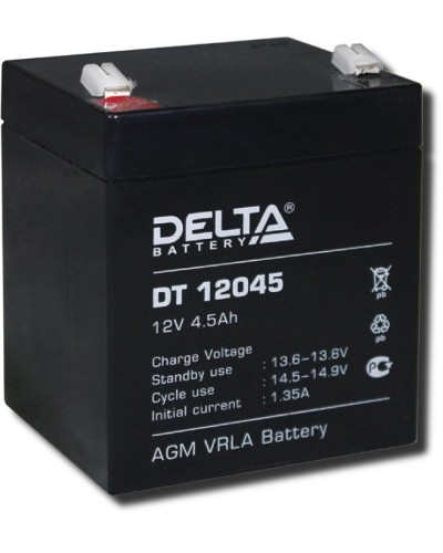 Delta DT 12045. Аккумулятор герметичный свинцово-кислотный. Delta в Ижевске