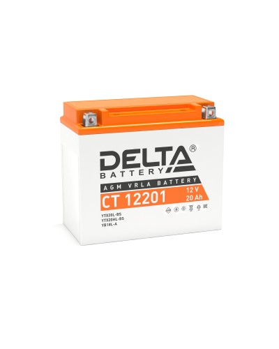 Delta CT 12201. Аккумулятор герметичный свинцово-кислотный стартерный. Delta в Ижевске