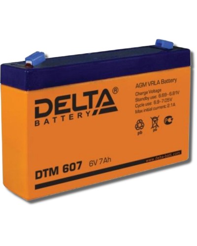 Delta DTM 607. Аккумулятор герметичный свинцово-кислотный. Delta в Ижевске