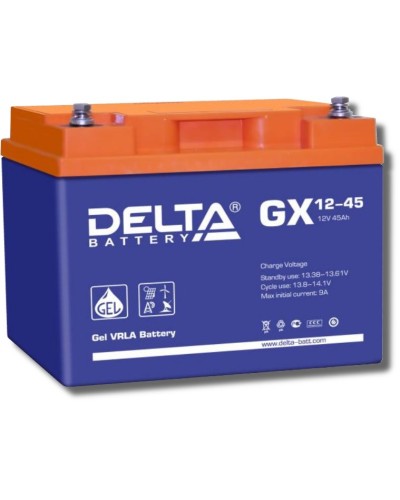 Delta GX 12-45. Аккумулятор герметичный свинцово-кислотный. Delta в Ижевске