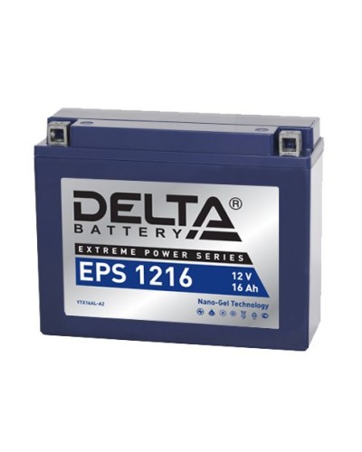 Delta EPS 1216. Аккумулятор герметичный свинцово-кислотный стартерный. Delta в Ижевске