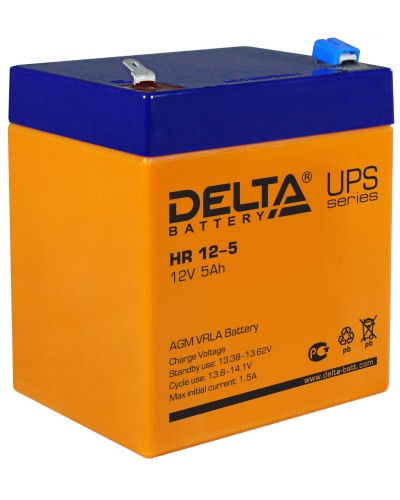 Delta HR 12-5. Аккумулятор герметичный свинцово-кислотный. Delta в Ижевске