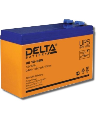 Delta HR 12-24 W. Аккумулятор герметичный свинцово-кислотный. Delta в Ижевске