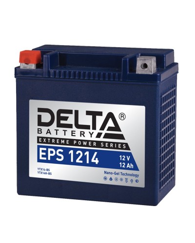 Delta EPS 1214. Аккумулятор герметичный свинцово-кислотный стартерный. Delta в Ижевске