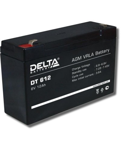 Delta DT 612. Аккумулятор герметичный свинцово-кислотный. Delta в Ижевске