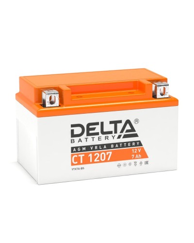 Delta CT 1207. Аккумулятор герметичный свинцово-кислотный стартерный. Delta в Ижевске