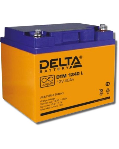 Delta DTM 1240 L. Аккумулятор герметичный свинцово-кислотный. Delta в Ижевске