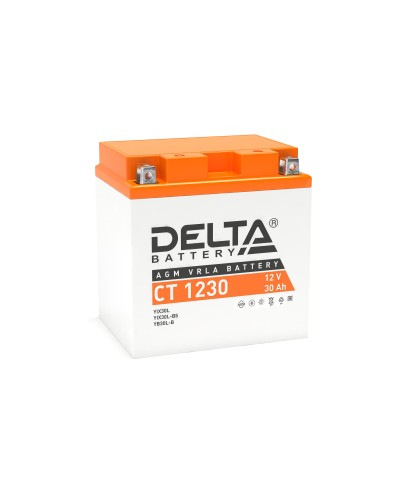 Delta CT 1230. Аккумулятор герметичный свинцово-кислотный стартерный. Delta в Ижевске