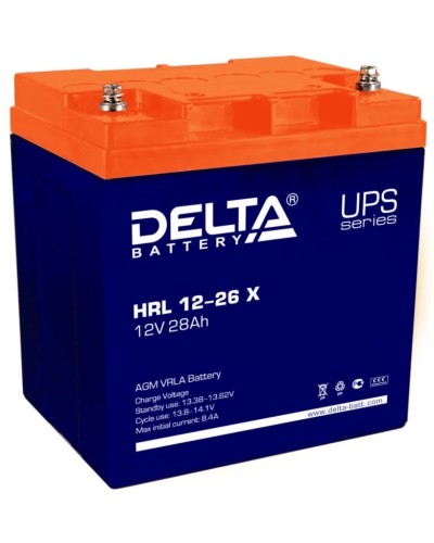 Delta HRL 12-26 X. Аккумулятор герметичный свинцово-кислотный. Delta в Ижевске