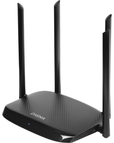 DWR-AC1202 AC1200 10/100/1000BASE-TX черный. Роутер беспроводной. Digma в Ижевске