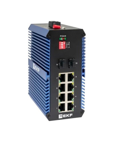 TSX-U-2GX/SFP-8GTP. Промышленный неуправляемый коммутатор. EKF в Ижевске