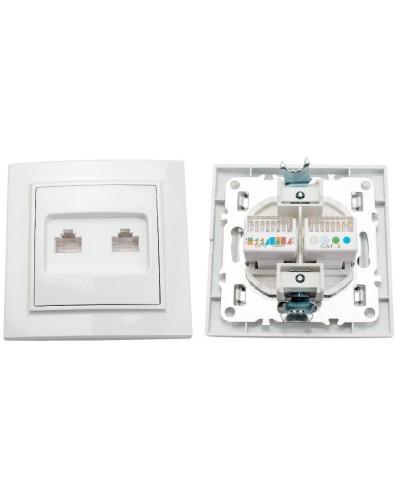 Минск Розетка RJ-45+Phone СП (ERK00-135-10). Розетка RJ-45+Phone СП. EKF в Ижевске