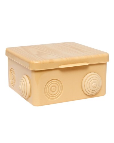 КМР-030-014 с крышкой (100х100х55) светлое дерево IP54 (plc-kmr-030-014-s). Коробка распределительная. EKF в Ижевске