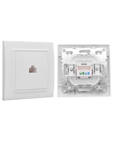 Минск Розетка RJ-45 1-местная СП (ERK01-035-10). Розетка RJ-45 1-местная СП. EKF в Ижевске