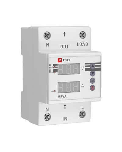 MRVA 40A PROxima (MRVA-40A). Реле напряжения и тока с дисплеем. EKF в Ижевске