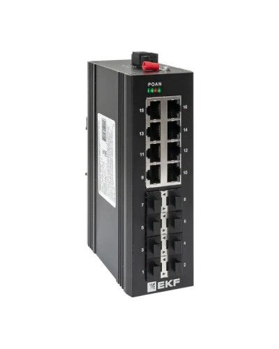 TSX-U-8GX/SFP-8GT. Промышленный неуправляемый коммутатор. EKF в Ижевске