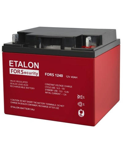 ETALON FORS 1240. Аккумулятор герметичный свинцово-кислотный. ETALON в Ижевске