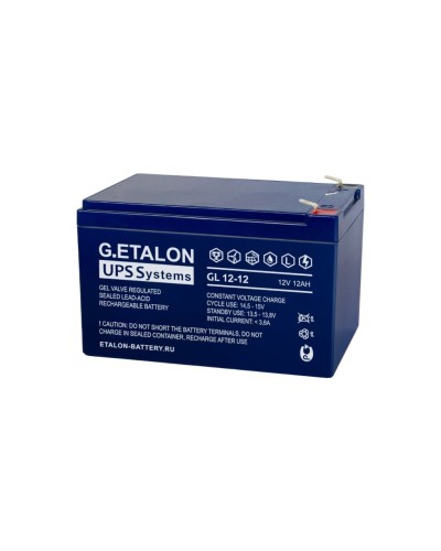 G.ETALON GL 12-12. Аккумулятор герметичный свинцово-кислотный. ETALON в Ижевске