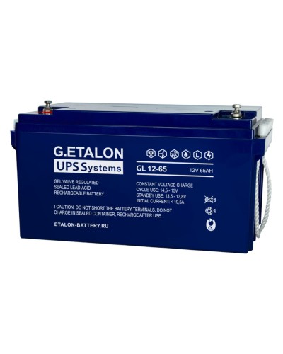 G.ETALON GL 12-65. Аккумулятор герметичный свинцово-кислотный. ETALON в Ижевске