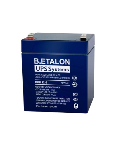 B.ETALON BHR 12-5. Аккумулятор герметичный свинцово-кислотный. ETALON в Ижевске