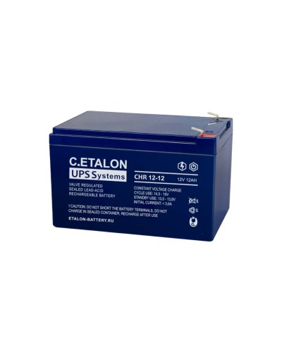 C.ETALON CHR 12-12. Аккумулятор герметичный свинцово-кислотный. ETALON в Ижевске