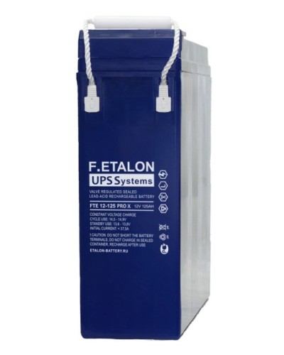 F.ETALON FTE 12-125 PRO X. Аккумулятор герметичный свинцово-кислотный. ETALON в Ижевске