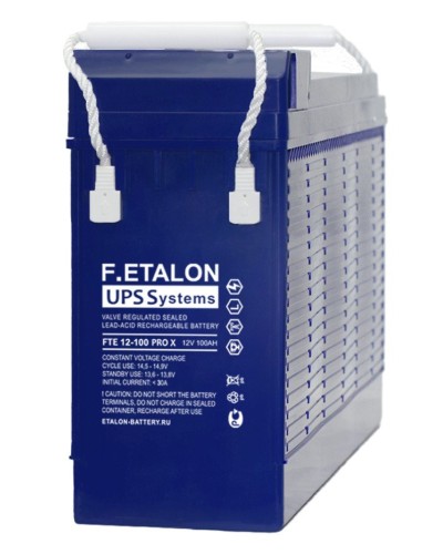 F.ETALON FTE 12-100 PRO X. Аккумулятор герметичный свинцово-кислотный. ETALON в Ижевске