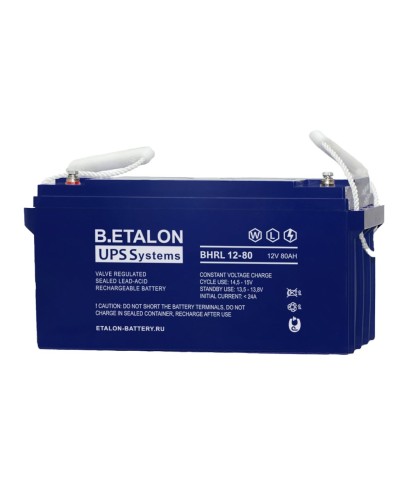 B.ETALON BHRL 12-80. Аккумулятор герметичный свинцово-кислотный. ETALON в Ижевске
