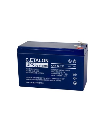 C.ETALON CHR 12-7,2. Аккумулятор герметичный свинцово-кислотный. ETALON в Ижевске
