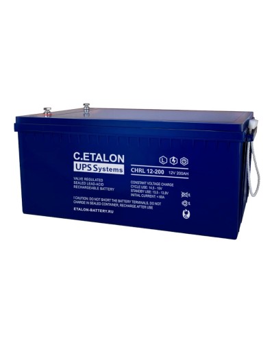 C.ETALON CHRL 12-200. Аккумулятор герметичный свинцово-кислотный. ETALON в Ижевске