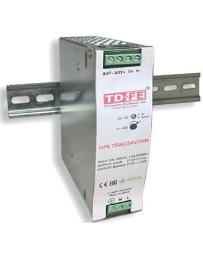 UPS 75W/24V/DIN. Блок бесперебойного питания. FARADAY в Ижевске