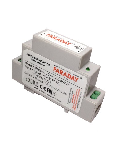 12W/12-24V/DIN. Блок питания. FARADAY в Ижевске