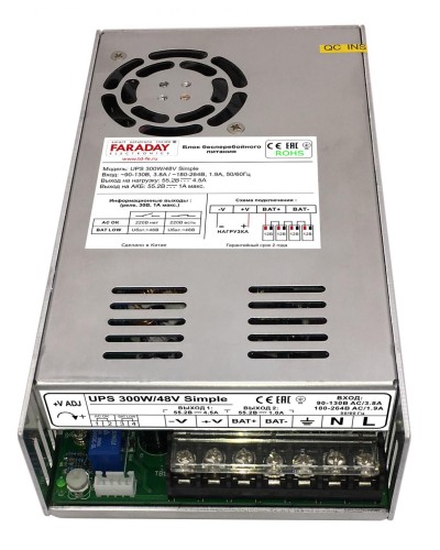 UPS 300W/48V Simple. Блок бесперебойного питания. FARADAY в Ижевске