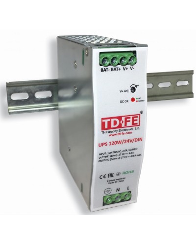UPS 120W/24V/DIN. Блок бесперебойного питания. FARADAY в Ижевске