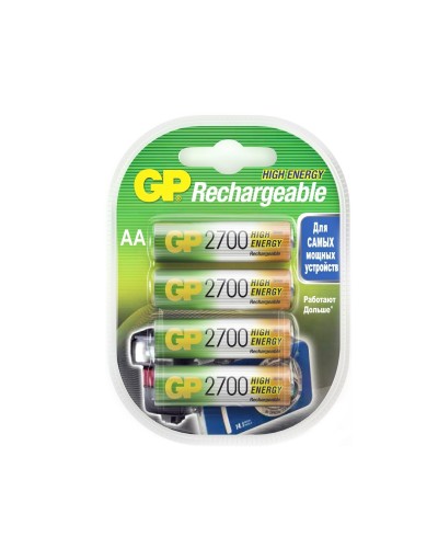 GP 270AAHC AA (GP 270AAHC-2DECRC4), упак. 4 шт.. Перезаряжаемые аккумуляторы. GP Batteries в Ижевске
