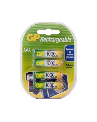 GP 100AAAHC AAA (GP 100AAAHC-2DECRC4), упак. 4 шт.. Перезаряжаемые аккумуляторы. GP Batteries в Ижевске