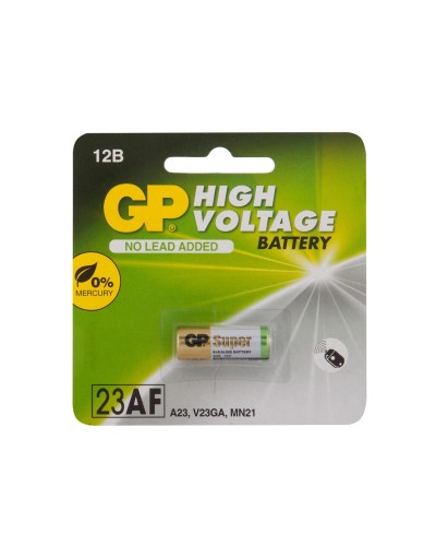 GP 23AF (GP 23AFRA-2F1), БЛИСТЕР. Высоковольтная батарейка 12В. GP Batteries в Ижевске