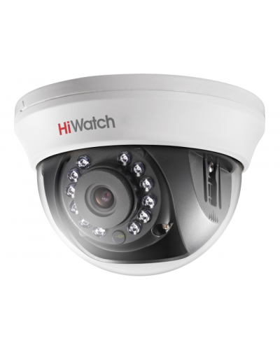 DS-T201(B) (2.8мм). Бюджетная видеокамера мультиформатная купольная. HiWatch в Ижевске
