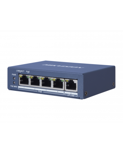 DS-3E0505P-E/M. Коммутатор с питанием POE. Hikvision в Ижевске