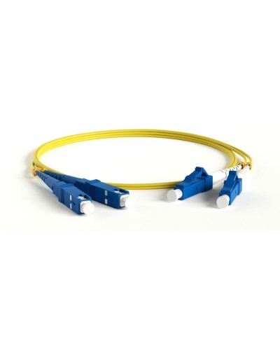 FC-D2-9-LC/AR-SC/AR-H-2M-LSZH-YL. Патч-корд волоконно-оптический LC-SC. Hyperline в Ижевске