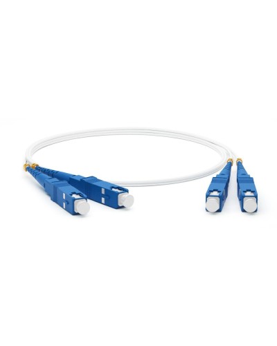 FC-D2-9A1-SC/UR-SC/UR-H-1M-LSZH-WH. Патч-корд волоконно-оптический SC-SC. Hyperline в Ижевске
