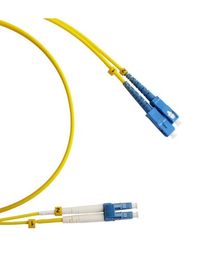 FC-D2-9-LC/UR-SC/UR-H-3M-LSZH-YL. Патч-корд волоконно-оптический LC/UPC-SC/UPC. Hyperline в Ижевске