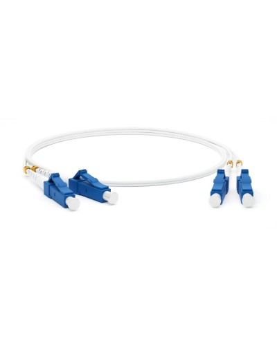 FC-D2-9A1-LC/UR-LC/UR-H-3M-LSZH-WH. Патч-корд волоконно-оптический одномодовый. Hyperline в Ижевске