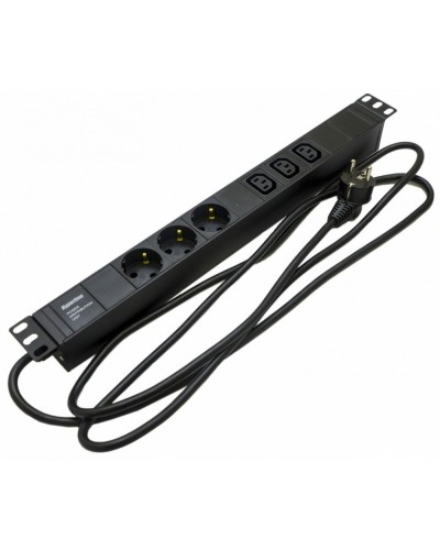 SHE19-3SH-3IEC-2.5EU. Блок розеток 19. Hyperline в Ижевске