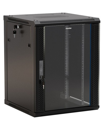 TWB-FC-1866-GP-RAL9004. Шкаф телекоммуникационный 19 настенный 18U. Hyperline в Ижевске
