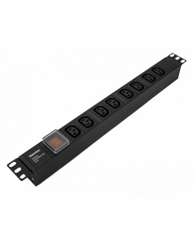 SHE19-8IEC-S-IEC. Блок розеток 19. Hyperline в Ижевске