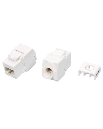 KJ8-8P8C-C6-180-TLS-WH. Вставка Keystone Jack RJ-45. Hyperline в Ижевске
