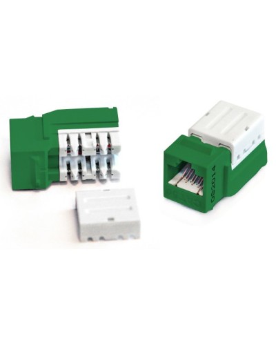 KJNE-8P8C-C5e-90-GN. Вставка Keystone Jack RJ-45. Hyperline в Ижевске